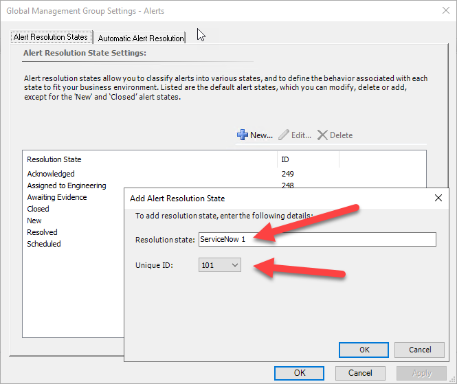 Max Concurrent Api Reached Alert Scom KB: Create a new resolution state in SCOM